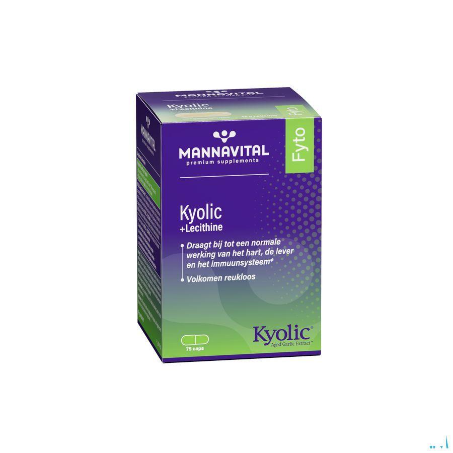 Mannavital Kyolic + Lecithine Capsule 75 Mannavital Kyolic + Lecithine Capsule 75