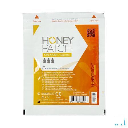 Honeypatch Mini-moist/alginate Verband Alg.ster 5x5cm  -  Honey Patch