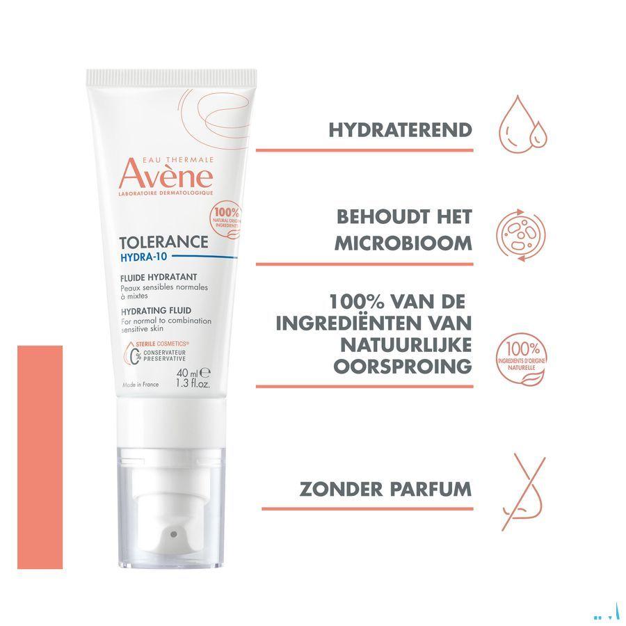 Avene Tolerance Hydra 10 Hydrataterend Fluide 40 ml  -  Avene