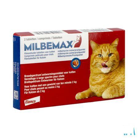 Milbemax Katten Filmomhulde tabl Blister 1x2