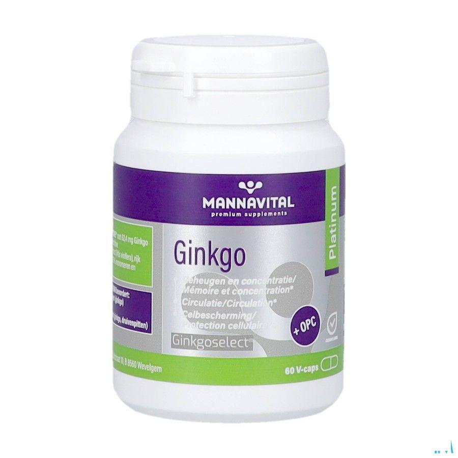 Mannavital Gingko V-caps 60  Copy