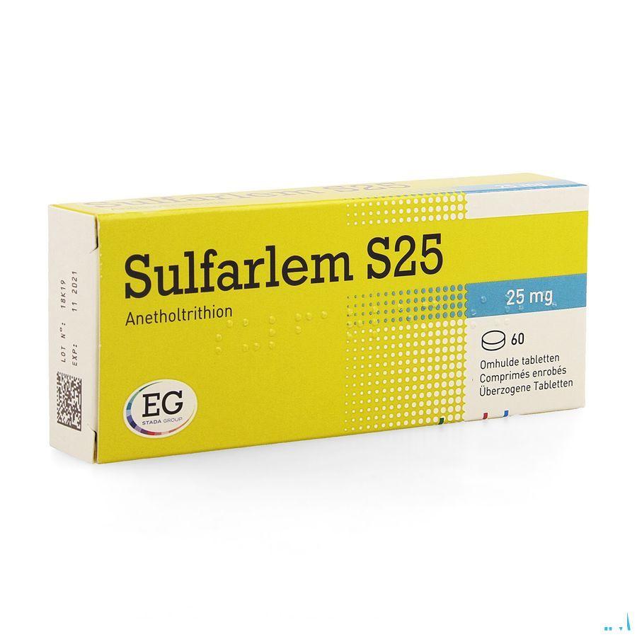 Sulfarlem S 25 Dragee. 60  -  EG