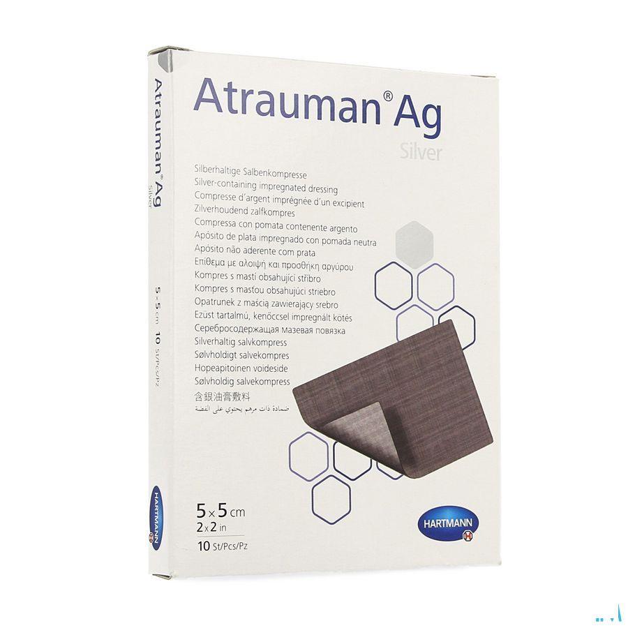 Atrauman Ag 5x5cm St. 10 P/s  -  Hartmann