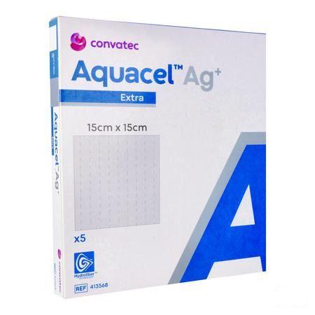 Aquacel Ag+ Extra 15 X 15Cm 5 413568