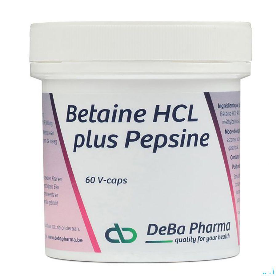 Betaine Hcl + Pesine V-Capsule 60  -  Deba Pharma