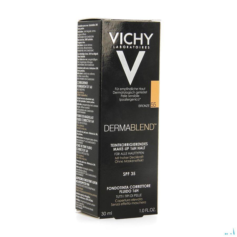 Vichy Fdt Dermablend Fluide 55 Bronze 30 ml  -  Vichy