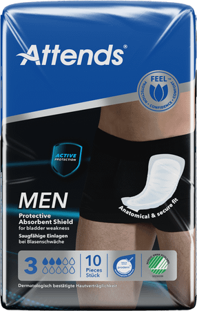 Attends Men Protective Absorbent Shield 3