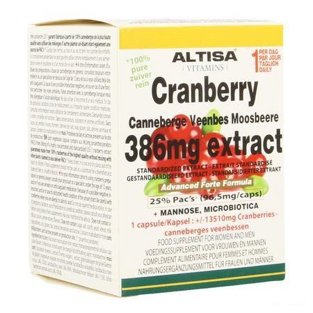 Altisa Cranberry Extract + mannose Adv.plus V-Capsule45  -  Dieximport
