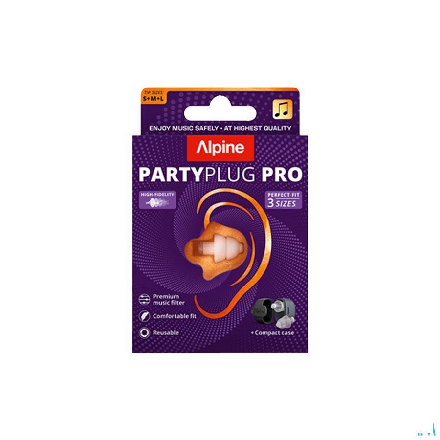 Alpine Partyplug Pro Transparant S+M+L  -  Ceres Pharma