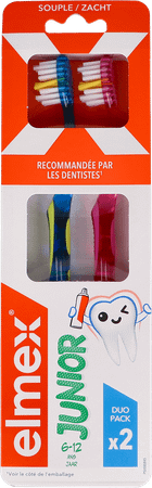 Elmex Tandenborstel Junior 6-12 Jaar Zacht Duopack