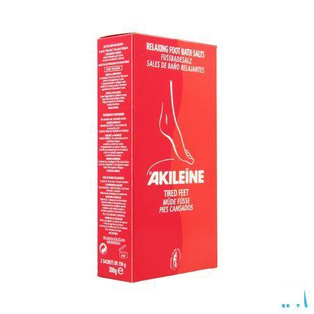 Akileine Rood Badzout Voeten Zakje 2x150 gr 101220  -  Asepta