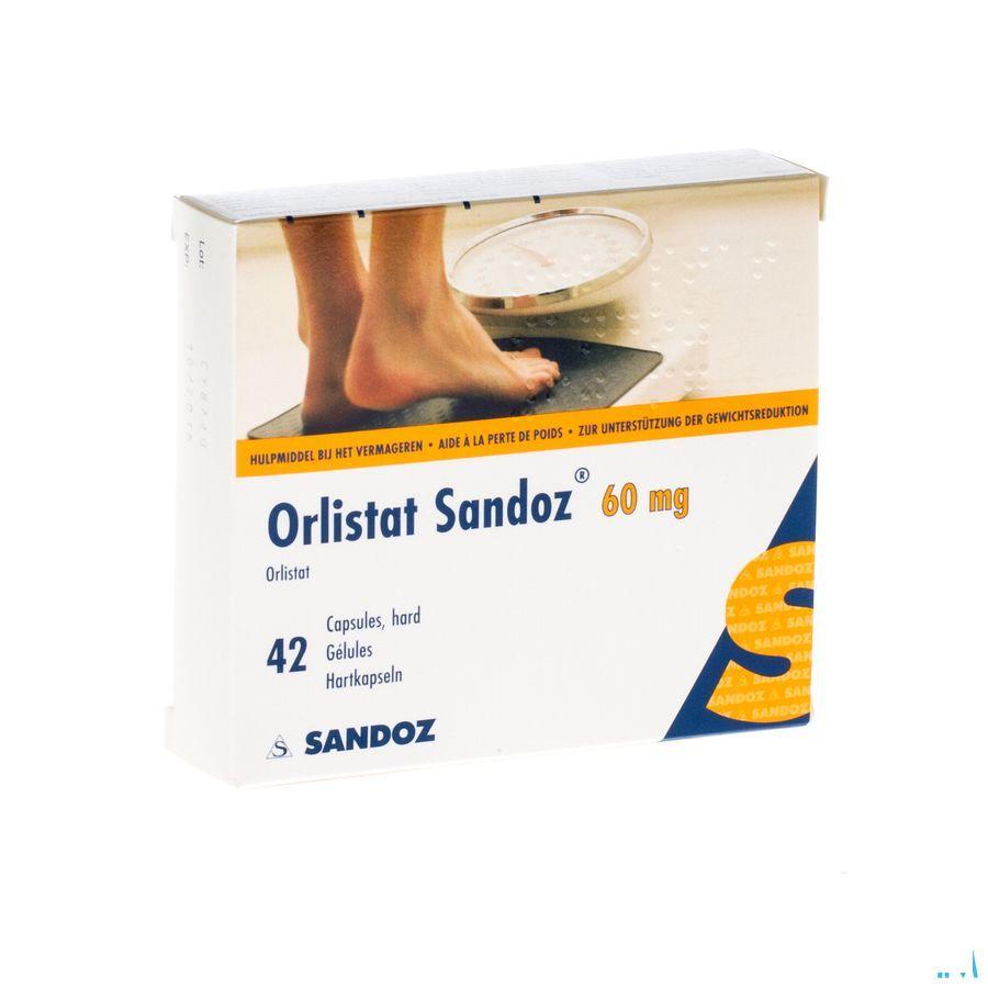 Orlistat Sandoz Capsule Dure 42 X 60 mg 