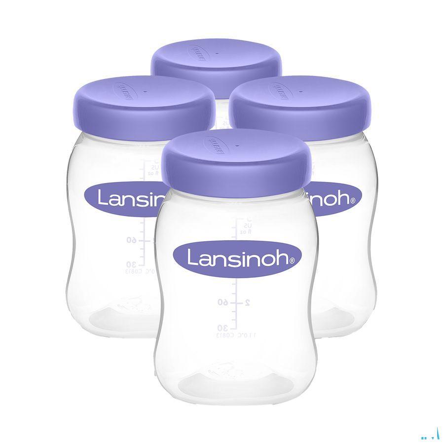 Lansinoh Bewaarflesjes Voor Moedermelk 4  -  Lansinoh Laboratories