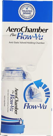 Aerochamber Plus Anti static + flow-vu-mask Adult  -  Hospithera