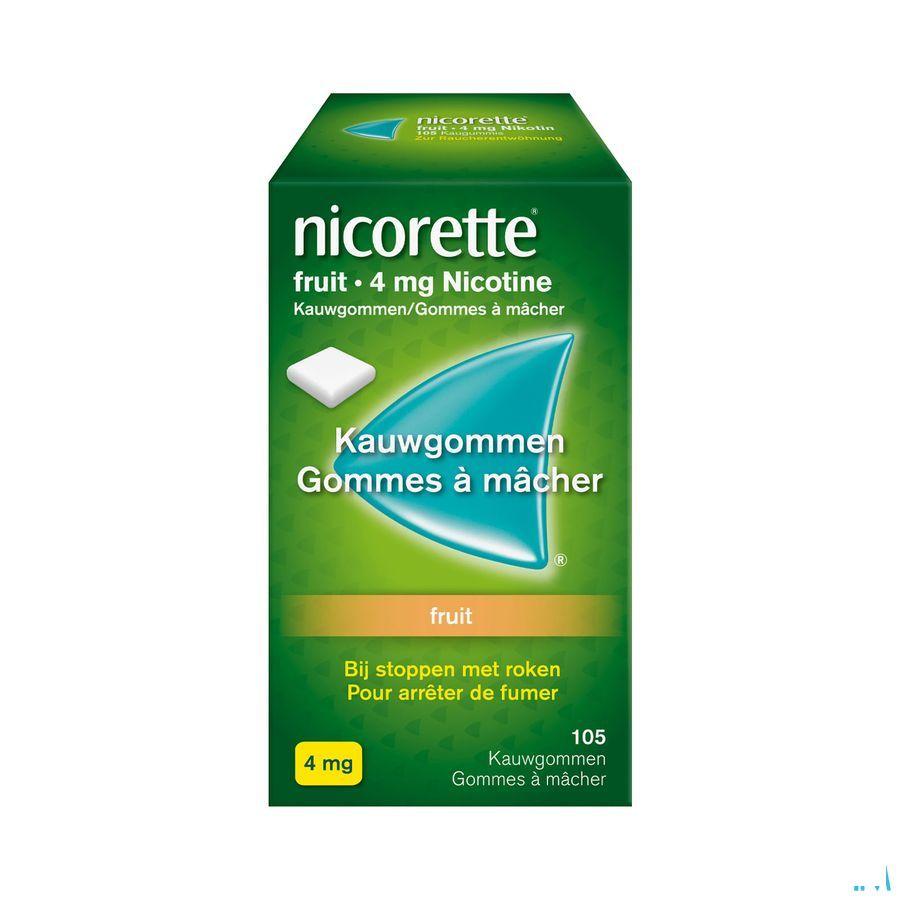 Nicorette Fruit Gomme Mach 105x4 mg