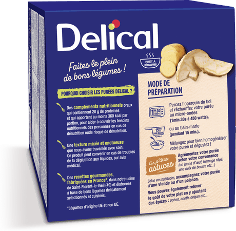 Delical Puree Celeri Pommes De Terre Hphc 4 x 200 gr