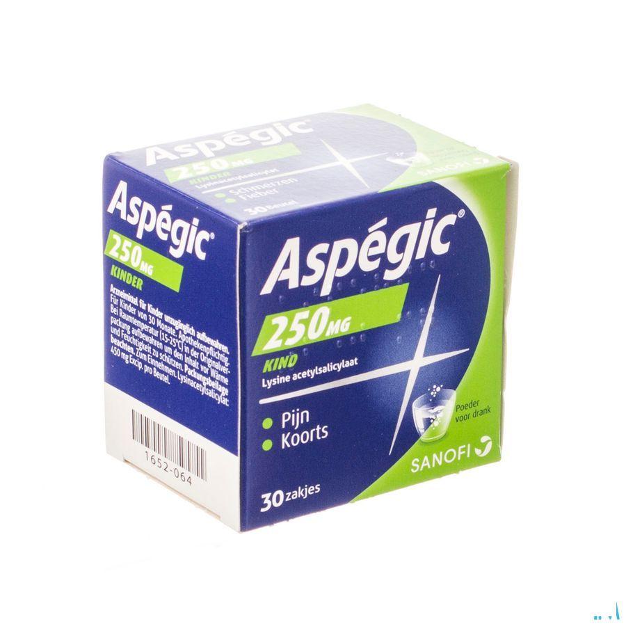 Aspegic 250 Pulv 30x 250 mg