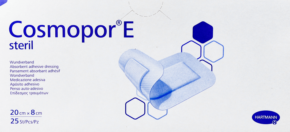 Cosmopor E Latexfree 20x8cm 25 P/s  -  Hartmann