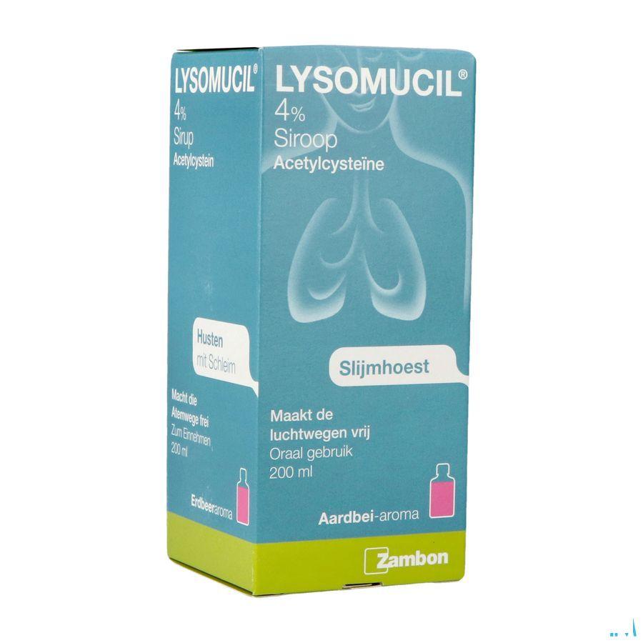 Lysomucil 4% Siroop 200 ml
