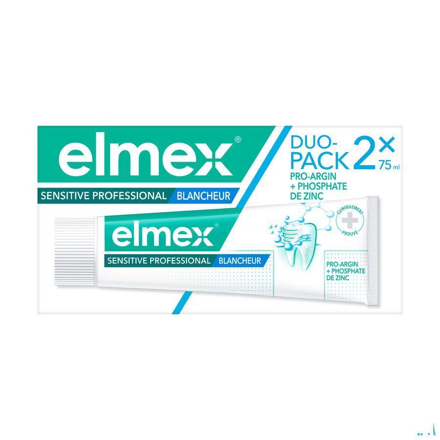 Elmex Sensitive Pro.Whitening Tandpasta 2X75 ml 
