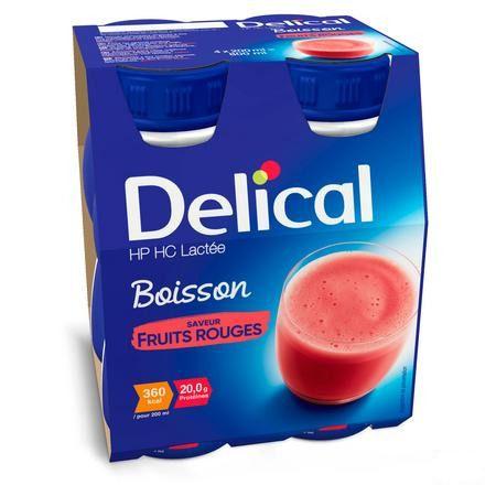 Delical Hphc 360 Rode Vruchten 4X200 ml  -  Bs Nutrition