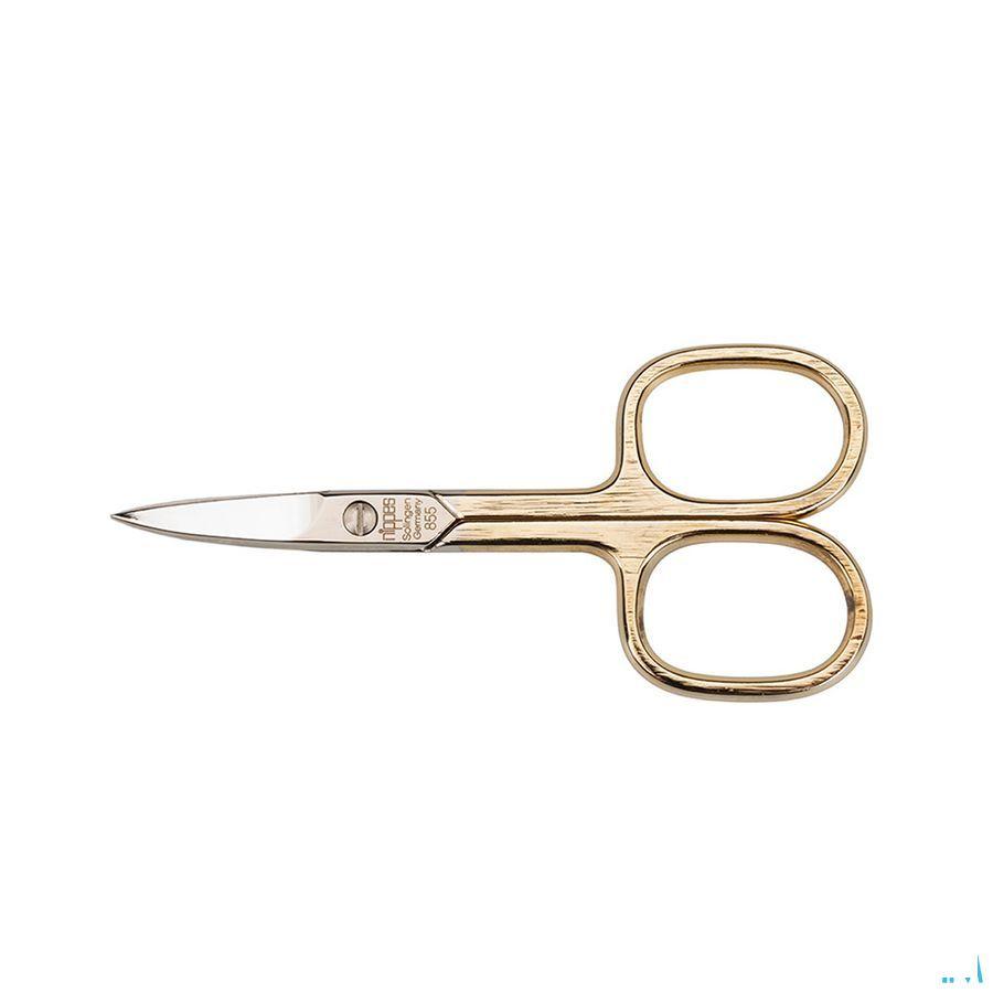 Nippes Ciseaux Ongles Dore N855  -  Bomedys