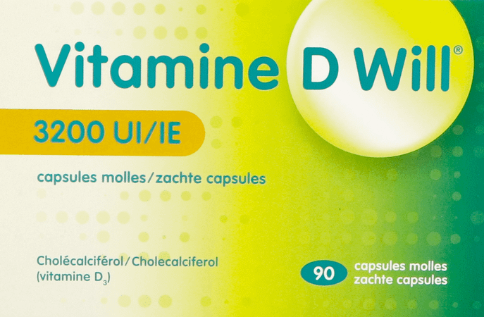Vitamine D Will 3200Ie Zachte Caps 90