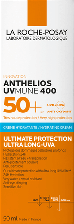 Anthelios Uvmune400 Hydra Creme Zp Spf50+ 50 ml