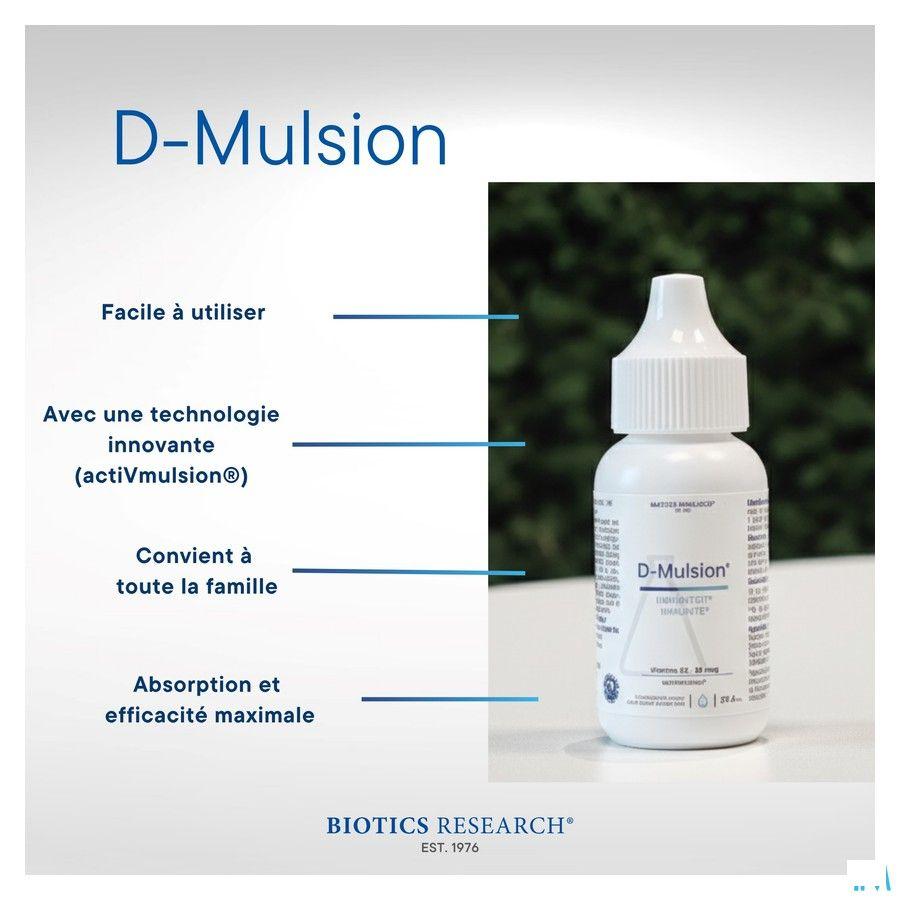 Biotics D-Mulsion (Vitamine D) 29.6 ml  -  Energetica Natura