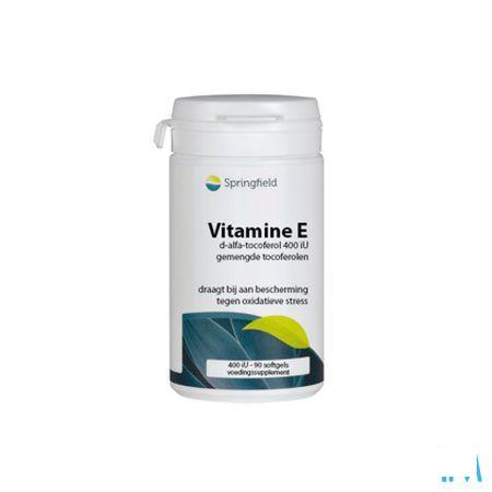 Vitamine E 400iu Springfield Softgels 90  -  Springfield Nutraceuticals