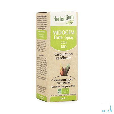 Herbalgem Midogem Forte Complex Circul.cerebr.spr10 ml  -  Herbalgem