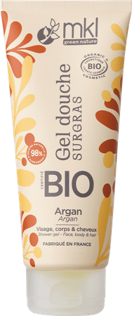 Mkl Gel Douche Bio Argan Fl 200 ml
