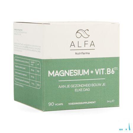 Alfa Magnesium + Vit B6 V-Capsule 90  -  Nutrifarma