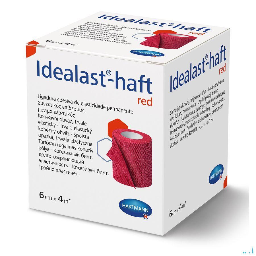 Idealast-haft Rood 6cmx4m 1 P/s  -  Hartmann