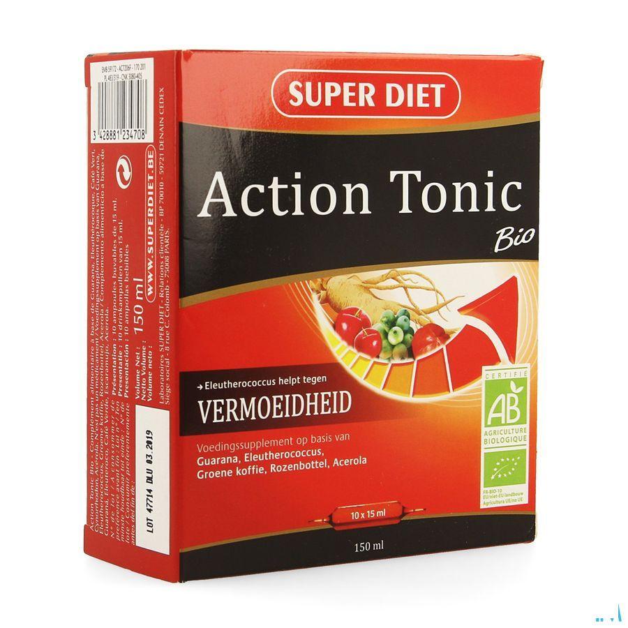 Super Diet Action Tonic Ampullen 10x15 ml  -  Superdiet Laboratoires