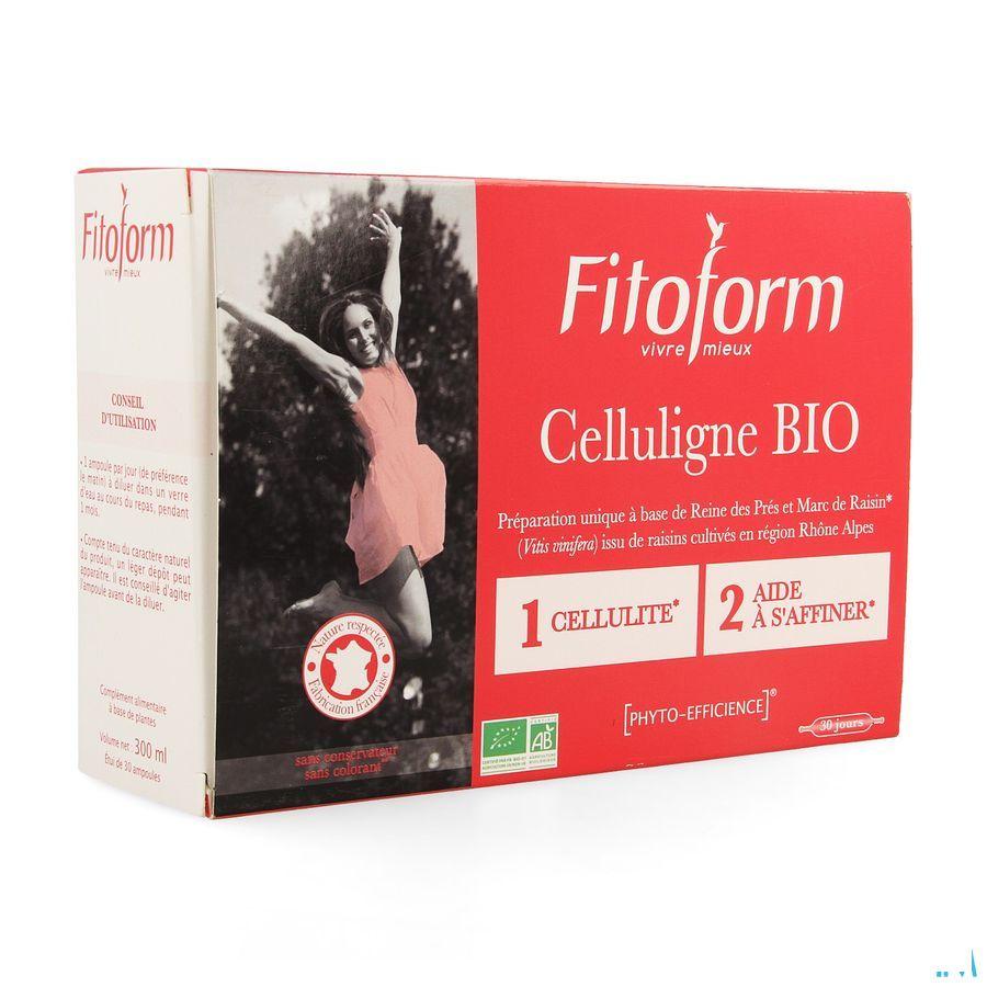 Celluligne Bio Ampullen 30x10 ml Fitoform  -  Bioholistic Diffusion