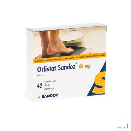 Orlistat Sandoz Harde Capsule 42 X 60 mg 