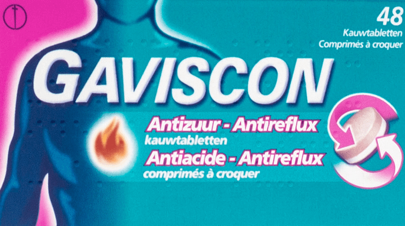Gaviscon Antizuur-antireflux kauwtabletten 48