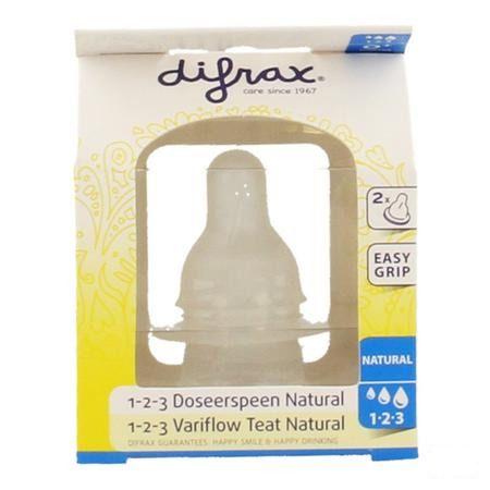 Difrax Flessenspeen Natural 1-2-3 674  -  Difrax