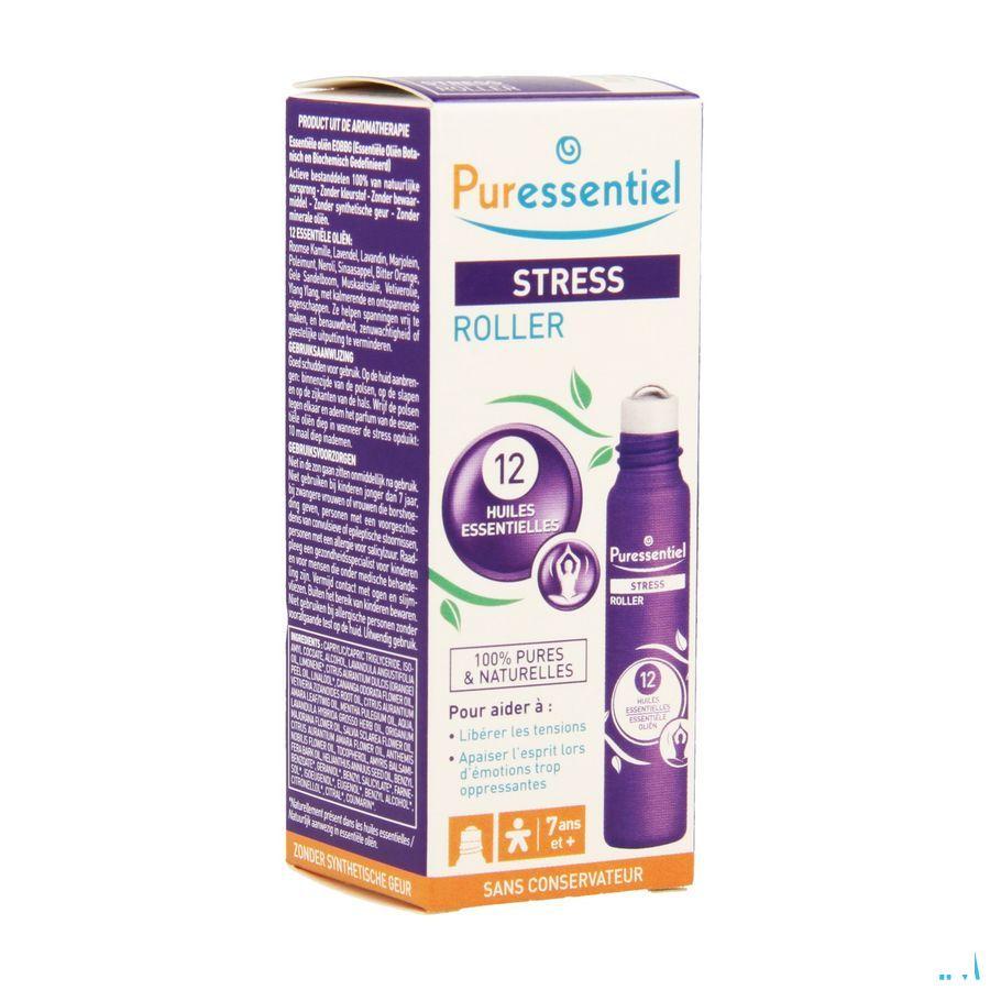 Puressentiel Roller Stress 12 Essentiele Olie 5 ml  -  Puressentiel