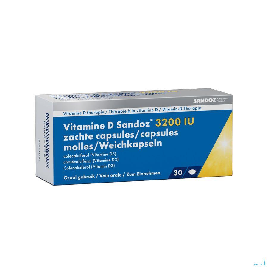 Vitamine D Sandoz 3200Iu Caps Zacht 30