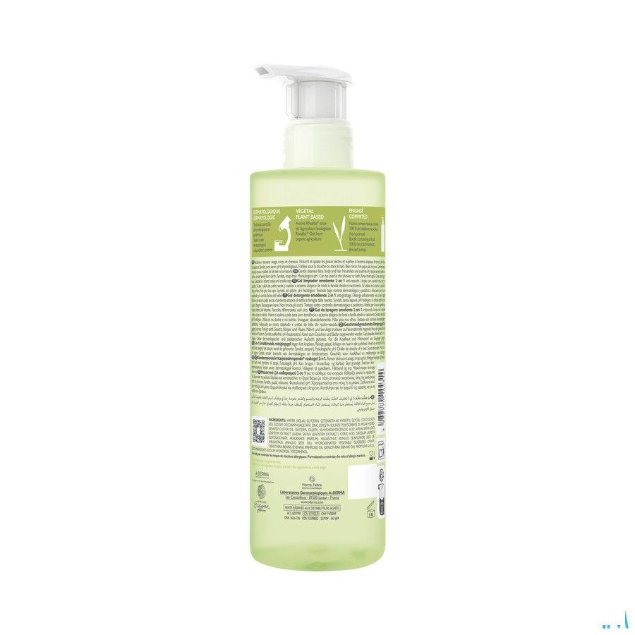 Aderma Exomega Control Gel Lavant 2en1 500 ml  -  Aderma