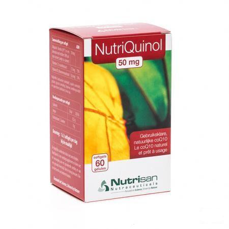 Nutriquinol 50 mg 60 Softgels   -  Nutrisan