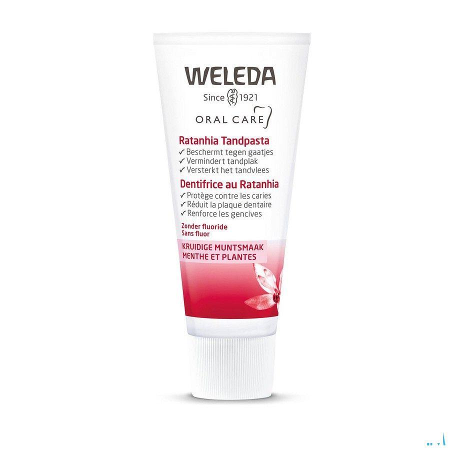 Weleda Dentif Ratanhia Rose 75 ml  -  Weleda