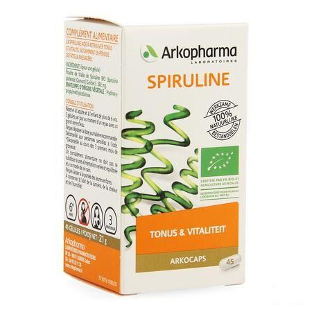 Arkocaps Spiruline Bio Capsule 45  -  Arkopharma