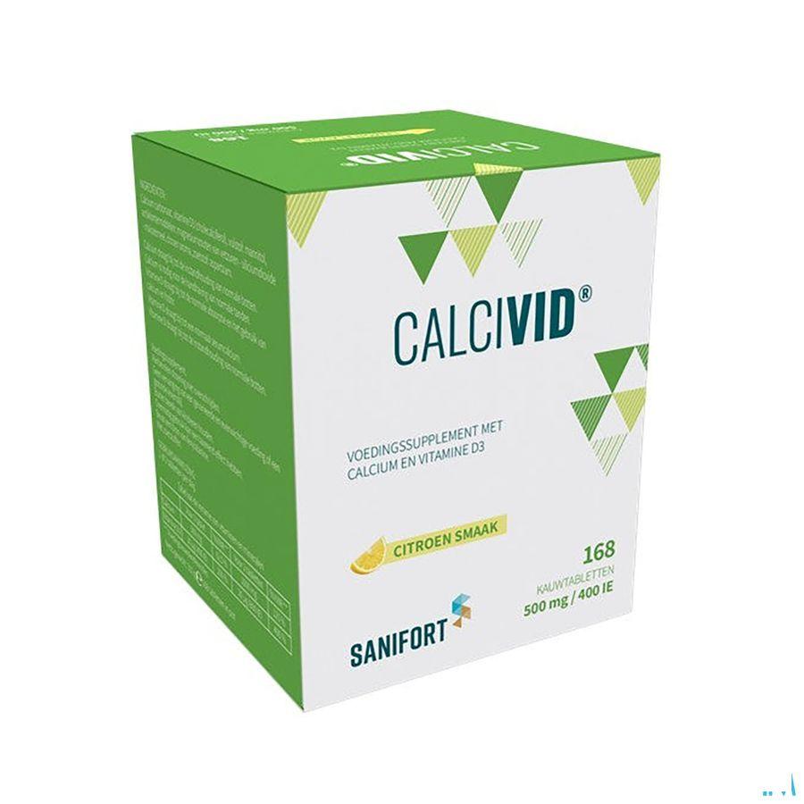 Calcivid 500 mg/400IELemon Chew 168 