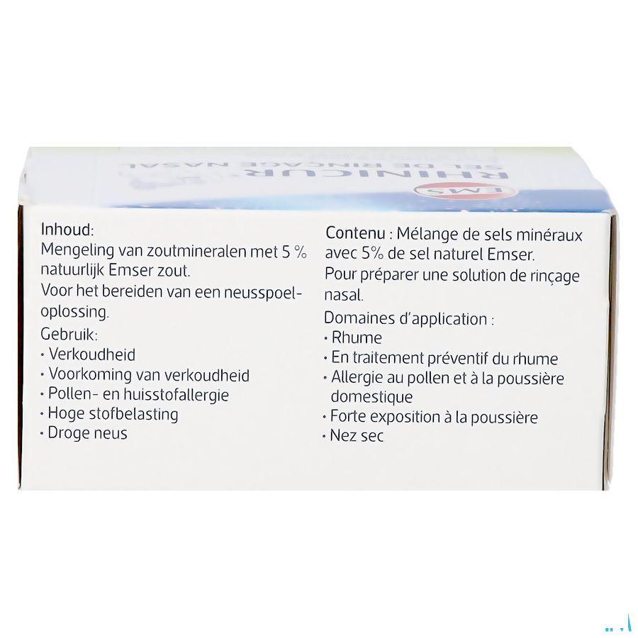 Rhinicur Nasaal Spoelzout Zakje 20x2,5 gr