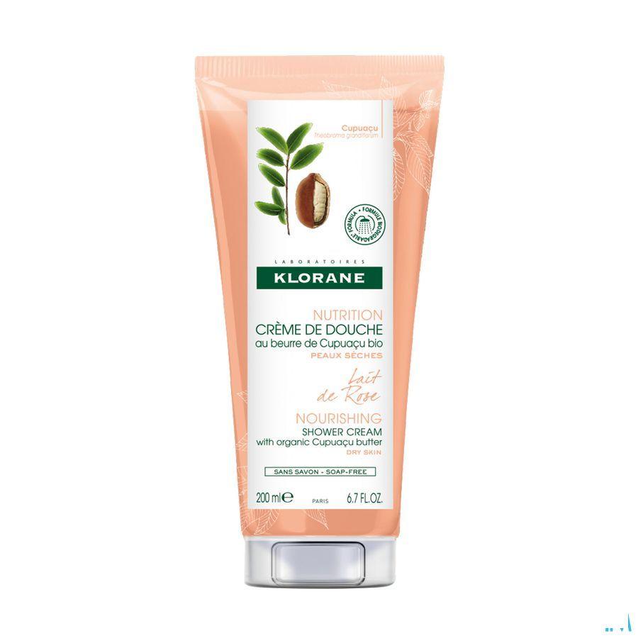 Klorane Lichaam Douchecreme Melk Roze 200 ml