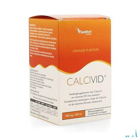 Calcivid 500 mg/200IEOrange Chew 60 