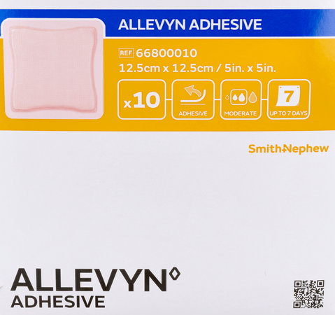 Allevyn Verband Adhesive Hydrocel. 12,5x12,5cm 10 66800010  -  Smith Nephew